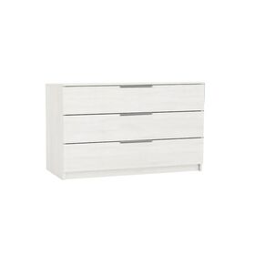 Drawer Συρταριέρα με 3 Συρτάρια, Απόχρωση Άσπρο