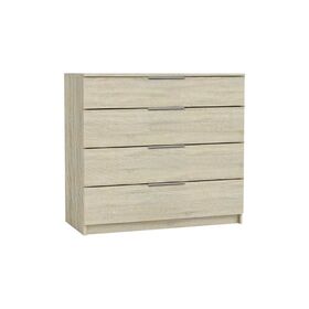 Drawer Συρταριέρα με 4 Συρτάρια, Απόχρωση Sonoma