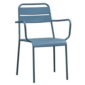 Brio Πολυθρόνα-pro Στοιβαζόμενη, Μέταλλο Βαφή Sandy Blue 5415c