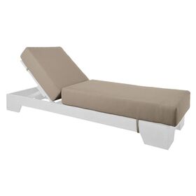 Verano Μαξιλάρι Ξαπλώστρας (b) Ύφ.cappuccino Water Repellent με Φερμουάρ - Velcro