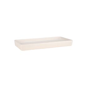 Estia Δισκος Μπανιου Tiles Κεραμικος 20x10x2cm Λευκος