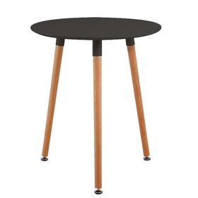 Art Τραπέζι Οξιά Φυσικό, mdf  Μαύρο
