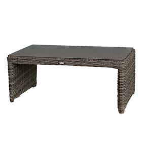 Montana Τραπεζάκι Σαλονιού Κήπου-Βεράντας Alu, Φ5mm Round Wicker Grey Brown