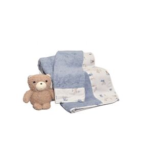 Oliver Baby σετ Πετσέτες ραφ 2 τεμ Σχέδιο 414-1 100% Βαμβάκι 450 Γρμ/τμ - 30χ50 70χ120