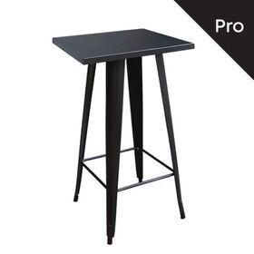 Relix Τραπέζι bar-Pro, Μέταλλο Βαφή Μαύρο