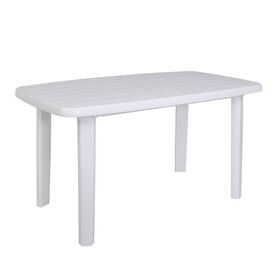 Sorrento Τραπέζι Oval Dining Κήπου - Βεράντας, pp Απόχρωση Άσπρο
