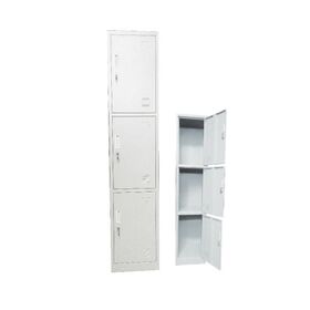 Locker 3 Θέσεων Μέταλλο Βαφή  Άσπρο