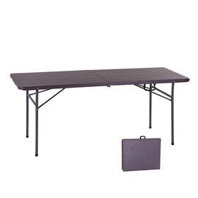 Blow Τραπέζι Συνεδρίου - Catering Πτυσσόμενο (Βαλίτσα), Hdpe Καρυδί
