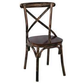 Marlin Wood Καρέκλα, Μέταλλο Βαφή Black Gold