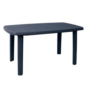 Sorrento Τραπέζι Oval Dining Κήπου - Βεράντας, pp Απόχρωση Ανθρακί