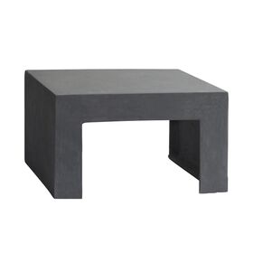 Concrete Τραπεζάκι Σαλονιού Κήπου - Βεράντας, Cement Grey