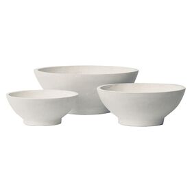 Flower pot-9  set 3 Τεμαχίων Απόχρωση Milk White