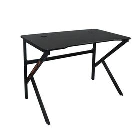 Gaming Γραφείο 100x60cm Μέταλλο Βαφή Μαύρο
