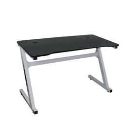 Gaming Γραφείο 120x60cm Τ.carbon Μέταλλο Βαφή Άσπρο