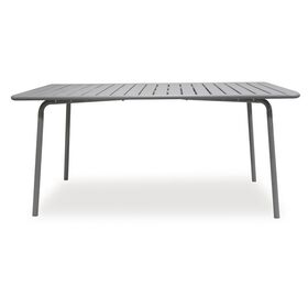 Brio Slat Τραπέζι-pro Κήπου - Βεράντας, Μέταλλο Βαφή Cool Grey 4c
