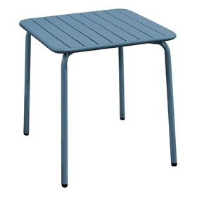 Brio Slat Τραπέζι-pro Κήπου - Βεράντας, Μέταλλο Βαφή Sandy Blue 5415c