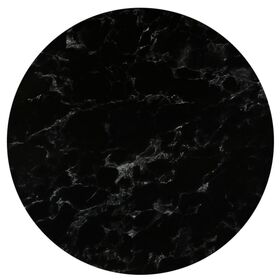 Hpl (High Pressure Laminated) Επιφάνεια Τραπεζιού Απόχρωση Black Marble, Εξωτερικού Χώρου