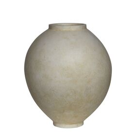 Vase-1 Βάζο Cement, Απόχρωση Beige Φ48x55cm