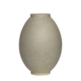 Vase-2 Βάζο Cement, Απόχρωση Beige Φ40x55cm