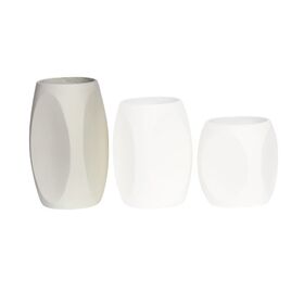 Vase-4 Βάζο Cement, Απόχρωση Beige Φ31x61cm