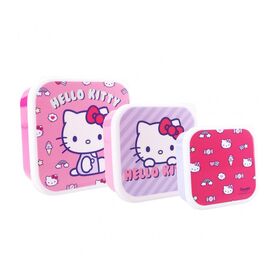 Σετ Φαγητοδοχείων (3 σε 1) Hello Kitty "fresh Bites"