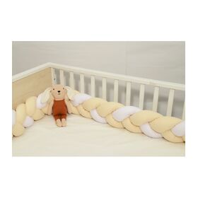 Oliver Baby Des.3140 Πλεξούδα Εκρού-Λευκό Τριπλή Βαμβακερή 20x200