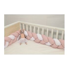 Oliver Baby Des.3160 Πλεξούδα Σάπιο Μήλο - Λευκό Τριπλή Βαμβακερή 20x200