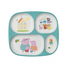 Δισκος  Ρηχος με 4 Χωρισματα 21χ24 Peppa pig - Petιτ Jour Paris