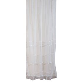 Κουρτίνα με Τρέσα 140x270 Cuba 2 White