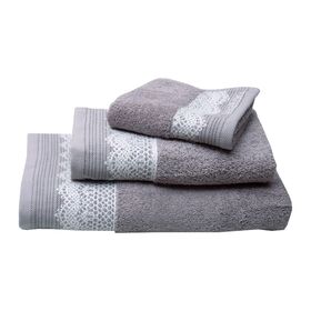 Σετ 3 Πετσέτες 30x50, 50x100, 70x140 Karla 4 Grey