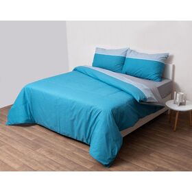 Σετ Σεντόνια Μονά 160x270 Premium 5010 Πετρόλ
