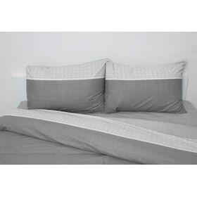 Σετ Σεντόνια Υπέρδιπλα με Λάστιχο 160x200+25 Premium 5010 Γκρι