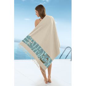 Πετσέτα Θαλάσσης - Παρεό Pestemal 25 Beige 90x170 guy Laroche  100% Cotton