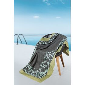 Πετσέτα Θαλάσσης Velour Printed 2503/01 100x175 guy Laroche  50% Cotton - 50% Polyester
