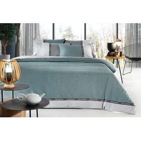 Σετ 4τμχ. Σεντόνια με Λάστιχο Memphis Aqua 170x200+32 guy Laroche  100% Cotton Percale