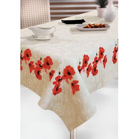 Τραπεζομάντηλο 11 red 145x180 Saint Clair  100% Polyester