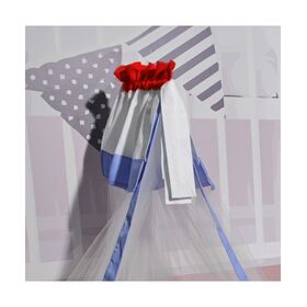Κουνουπιέρα 180x500 cm Design 918 Μπλε - Κόκκινο - Λευκό