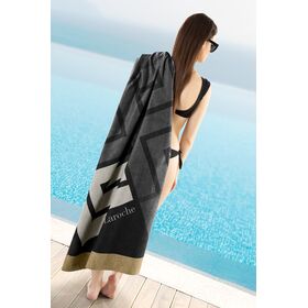 Πετσέτα Θαλάσσης Velour Printed 2502/02 100x175 guy Laroche  50% Cotton - 50% Polyester