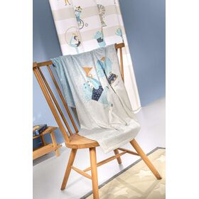 Κουβέρτα Ultrasoft Enjoy sky 110x140 Saint Clair  100% Polyester