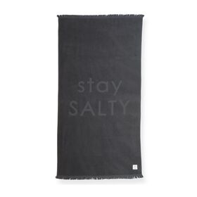 Πετσέτα Θαλάσσης 90x170 nef-nef stay salty grey 100% Βαμβάκι