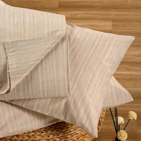 Σεντονι (Σετ 2 Τεμ.) 100χ200+32 Nika Ecru/beige Casual Line Mini(λ)