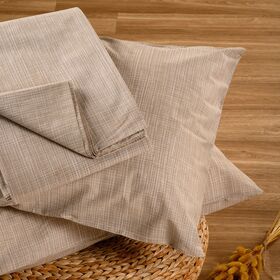 Σεντονι (Σετ 2 Τεμ.) 100χ200+32 Mateo Beige Casual Line Mini(λ)