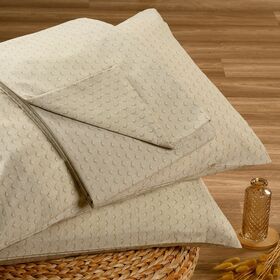Σεντονι (Σετ 2 Τεμ.) 100χ200+32 Layla Beige Casual Line Mini(λ)