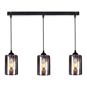 Kq 8877-3 Smog Pendant Smoked Glasses ζ2
