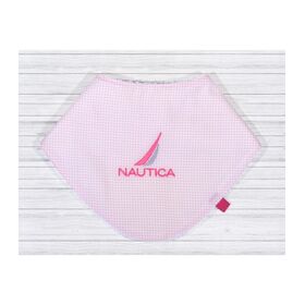 Nautica des 922 Σαλιάρα Μπαντάνα ροζ Καρρώ 26x26