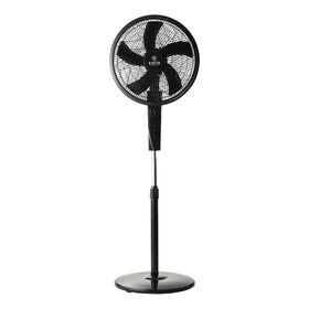 Estia Ανεμιστηρας Σταντ Επιδαπεδιος Aither 40cm 45w Μαυρος με Χρονοδιακοπτη