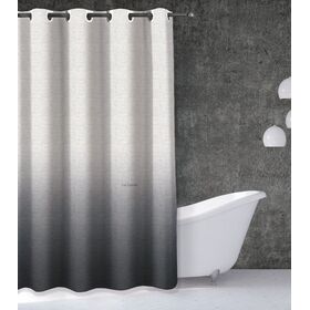 Κουρτίνα Μπάνιου Mykonos Anthracite 180x185 guy Laroche  100% Polyester, Water Repellant
