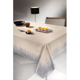 Τραπεζομάντηλο 1021 Beige Silver 145x145 Saint Clair  100% Πολυεστέρας