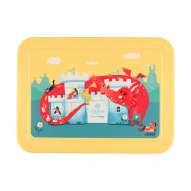Estia Παιδικο Φαγητοδοχειο Save the Aegean 1330ml με 5 Θηκες Fortress Dragon