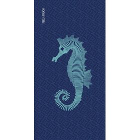 Πετσέτα Θαλάσσης Printed 08 80x160 Feel and Touch  83% Polyester - 17% Polyamide